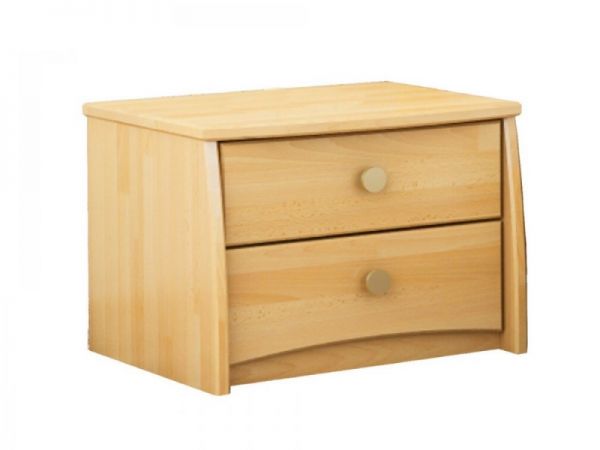 Тумба прикроватная Вега Щит/Массив (бук)