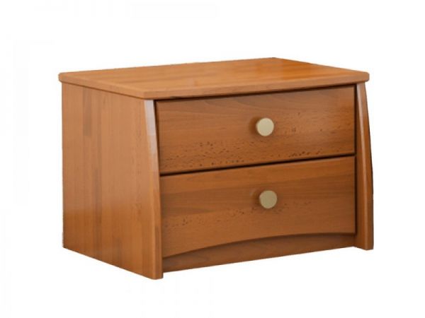 Тумба прикроватная Вега Щит/Массив (бук)