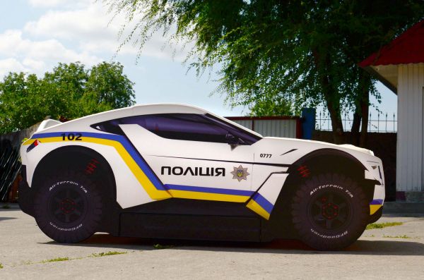 Кровать машинка Allroad Полиция