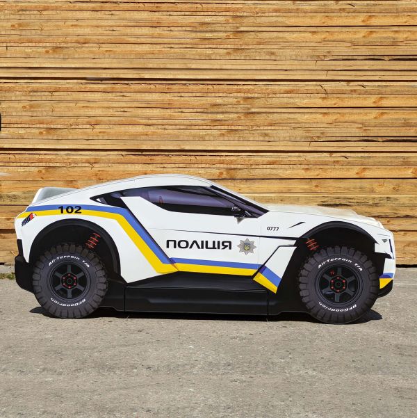 Кровать машинка Allroad Полиция