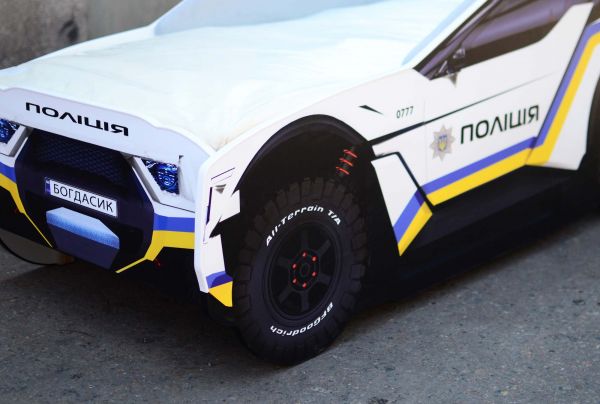 Кровать машинка Allroad Полиция