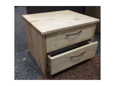 Тумба прикроватная Тесса Щит/Массив (бук)