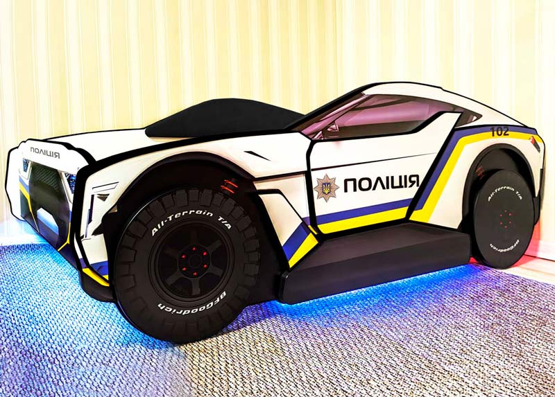 Кровать машина полицейская Allroad Diego