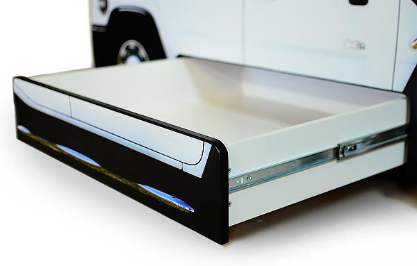 Кровать может быть оборудована удобным ящиком