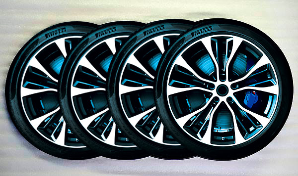 Декоративні накладні колеса для ліжка машинки Cross