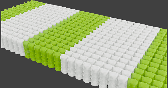 Пружинна система Pocket 5 zonas